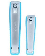 Stainless Steel Nail Clipper Manicure Set - 2 Pack