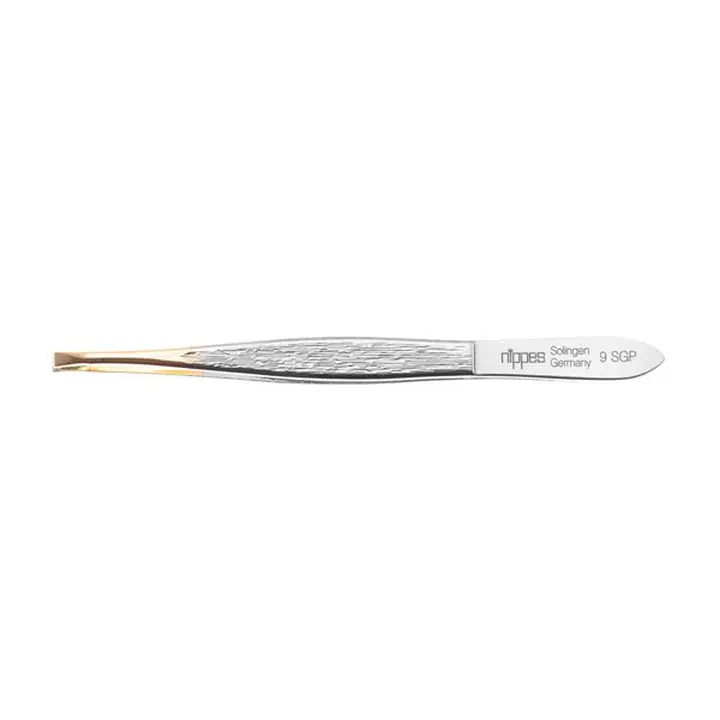 Gold-Tip Bent Tweezers - Master